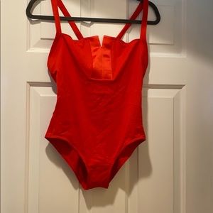 Eres red one piece swimsuit